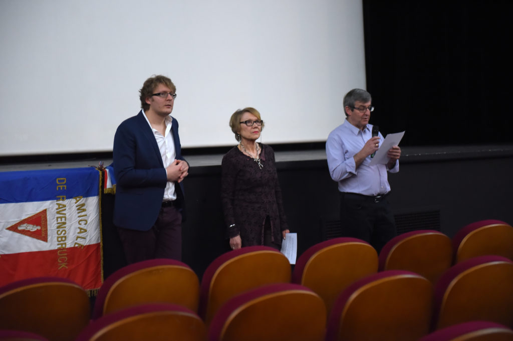 Anice Clément lors d'une projection débat